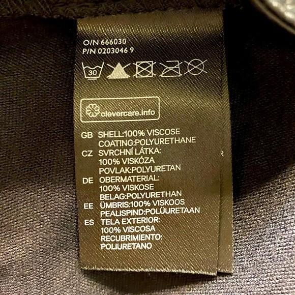 H&M Divided Faux Leather Side Buckle Mini Skirt-Size 8 - Picture 7 of 9